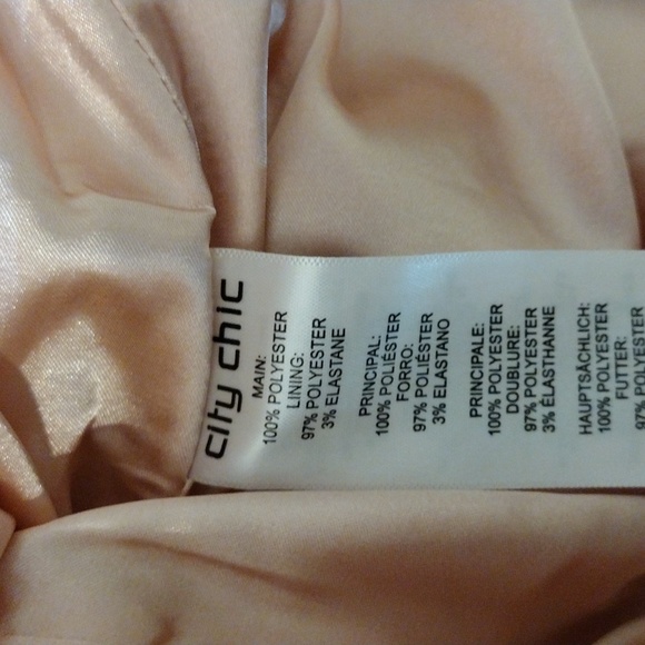 NWOT City Chic Pale Pink Formal Dress - Picture 13 of 13
